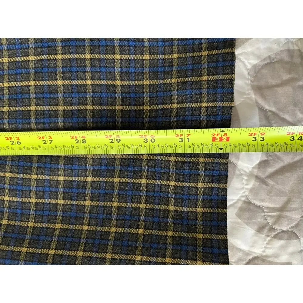 Vintage J. Crew Plaid Shift Dress Sleeveles Preppy Mod 90s
